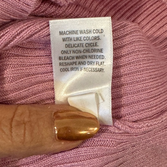Ophelia Roe Sweater sz 3X  Dusty Rose Pink - Picture 5 of 7